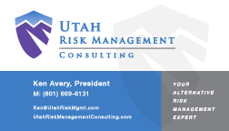 Utah Risk Management_Business Cards Designed by EXPAND Business Solutions